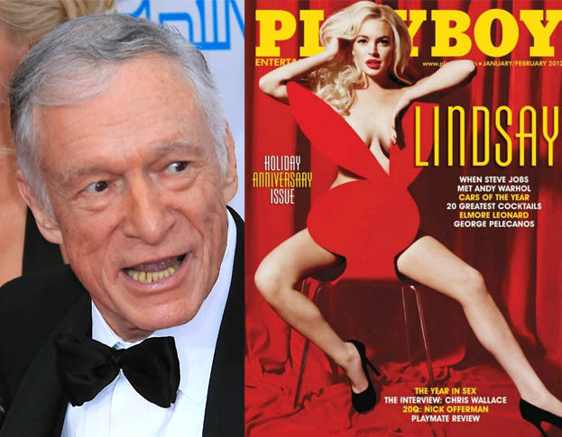 Hefner: Numer z Lindsay Lohan pobił rekord sprzedaży