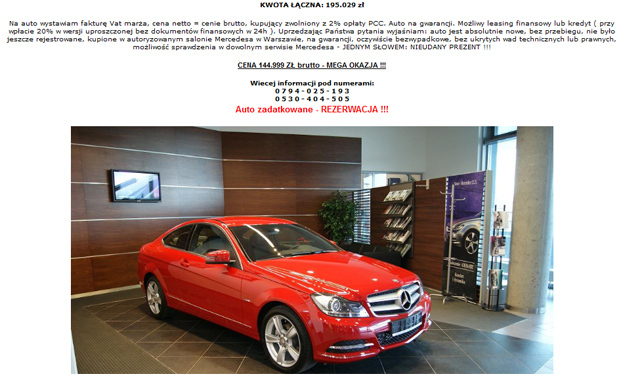 Kuszewski już sprzedaje Mercedesa?! (50 TYSIĘCY TANIEJ!)