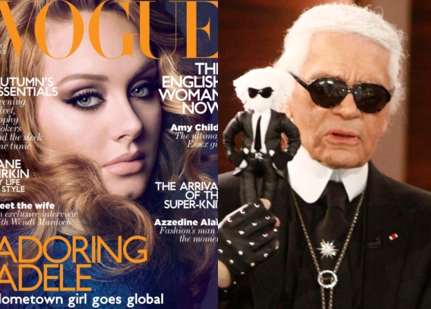 Lagerfeld: Adele JEST ZA GRUBA, ale ma śliczną twarz