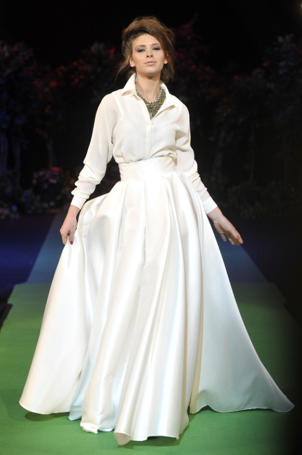 Celebrytki na pokazie sukien ślubnych! (FOTO)